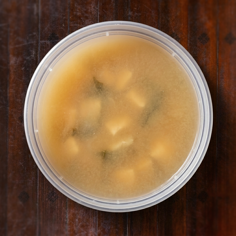Savor our miso soup