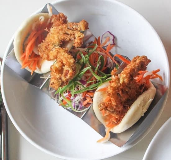 Bao Buns Panko Soft Shell Crab.